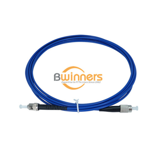 1F FC-ST SM หุ้มเกราะ PVC (OFNR) Patchcord หุ้มเกราะ