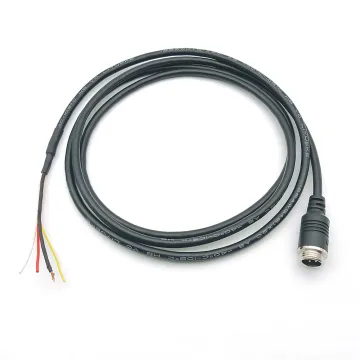 GX12 Male Car Rearview Monitoring Systems Aviation Cable