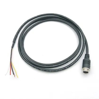 GX12 Male Car Rearview Monitoring Systems Aviation Cable