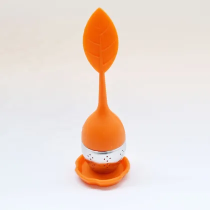 Customized Wholesale Bulk Tea Strainer Filter Steeper Silicone Tea Infuser