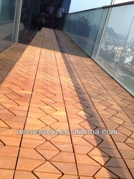 Cedar Outdoor Decking Tiles