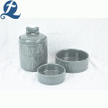 Ciotola per animali domestici in ceramica per l&#39;alimentazione di moda di vendita calda