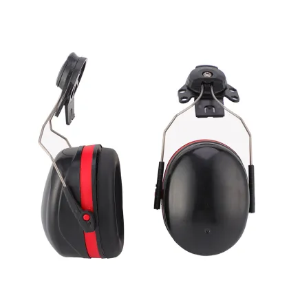 China Factory Offers Affordable Noise Cancelling Safety Helmets with Ear Muffs