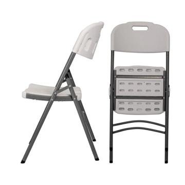 Factory Wholesale White Resin Folding Chairs - Perfect for Wedding Events
