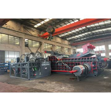 Enfardadeira metálica hidráulica de alta capacidade para uso industrial