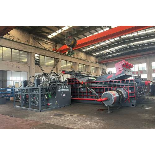 Enfardadeira metálica hidráulica de alta capacidade para uso industrial