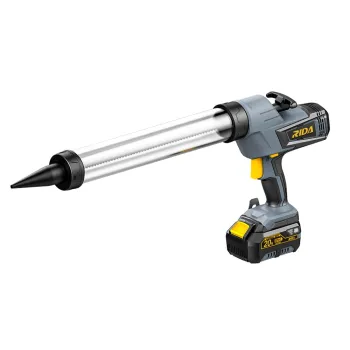 RIDA 20V Battery-Powered Caulking Gun: 600ml Cartridge & Sausage Type