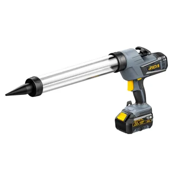 RIDA 20V Battery-Powered Caulking Gun: 600ml Cartridge & Sausage Type
