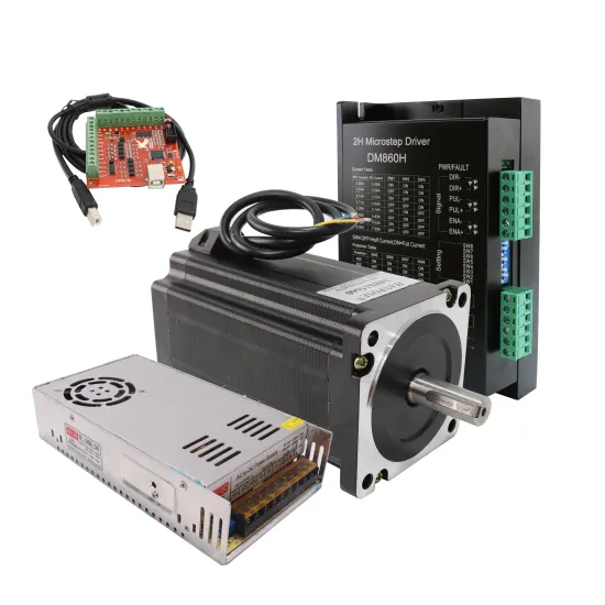High-Power 3D Printer Motor Kit: HanBuild 86 Stepper Motor 6.0A, 12N.m Torque, Nema34 CNC Motor with DM860H Driver and MACH3 Controller