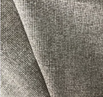 Design Flocked Imitation Linen Fabric for Upholstery Cushion