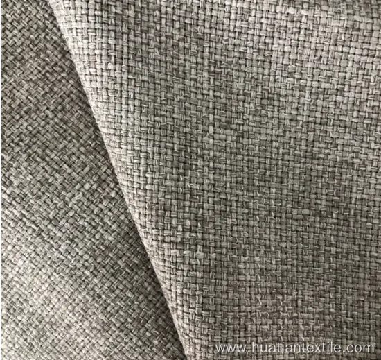 Design Flocked Imitation Linen Fabric for Upholstery Cushion