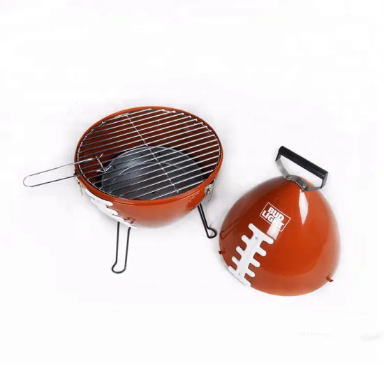 Portable Camping Keyo Football Pellet Stove Portable Smokeless Barbecue Grills Mini Charcoal Bbq Grills