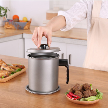 1.4L/1.7L Cooking Oil Dispenser Container with Strainer for Kitchen