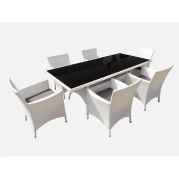 Wicker Aluminum Dining Set Rattan Chair