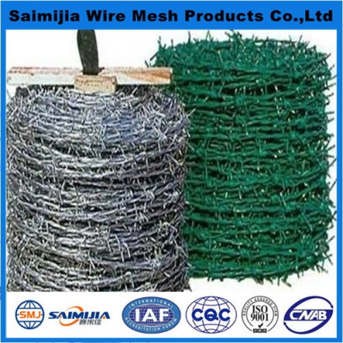 High quality professional fence pvc coated barbed wire