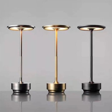 Nowoczesna ściemniacza aluminiowa minimalistyczna lampa stołowa LED do sypialni i salonu
