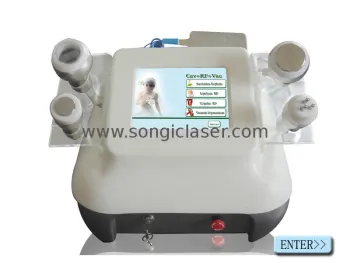 Portable Household Radio Frequence Beauty, Vacuum Ultrasonic Cavitation Slimming Machine
