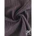 Black Slub Rib Knit Fabric