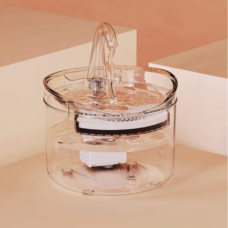 বিড়ালদের জন্য ডুয়াল মোড পোষা জল সরবরাহকারী