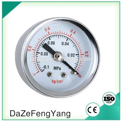 4" wika type compound pressure gauge