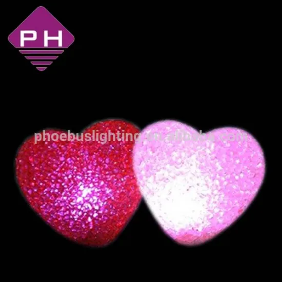 motif wedding centerpiece led heart light