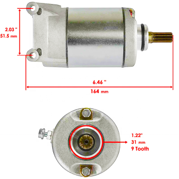 High Quality Electric Starter Motor Assembly for Various Motorcycle Models