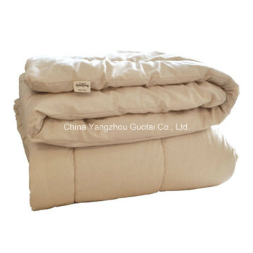 Wholesale White Washable Wool Comforter Soft Quilt Cover (GT-09668)