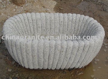 stone garden flower pot/ granite planter