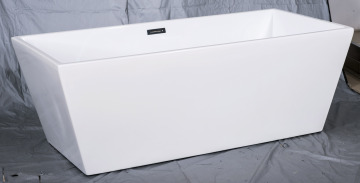 Square Acrylic Narrow Rim Freestanding Bathtubs
