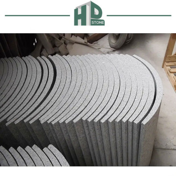 Flamed G603 Light Grey Granite Slab for Outdoor Column Cladding