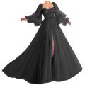 Puffy Sleeve Prom Kleid