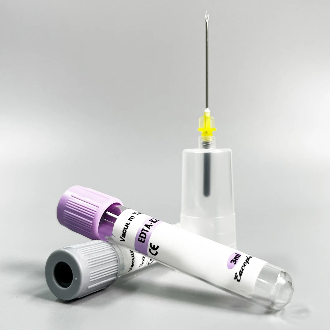 Aiguille de prélèvement sanguin sous vide de type stylo jetable médical pour tube de prélèvement sanguin avec CE