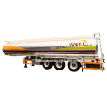 BPW 3 Axles Polished Mirror Surface Aluminium Alloy Semi Trailer