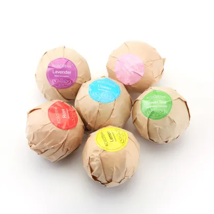 Natural Ingredient Colorful Bath Salt Ball Bath Bomb