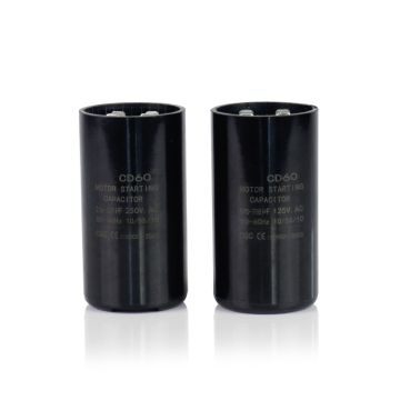 Condensador de arranque CD60 330 VAC para motor de compresor y bombas de calor acondicionador de aire