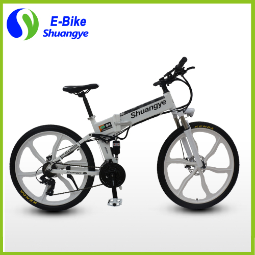 magnesium alloy 26" wheel folding mountain electric bike