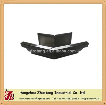 Africa hot sale! zhuotang metal gutter systems & 135 degrees outside corner