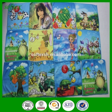 25x25cm microfiber hand towel napkin for india market