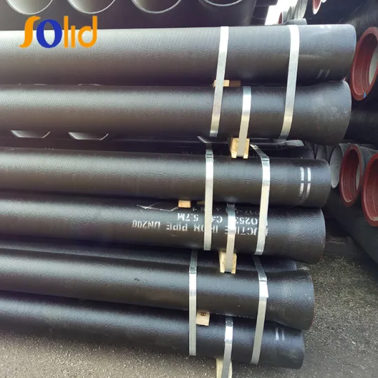 Large Diameter DN1200mm Ductile Cast Iron Pipe With Cement Lining