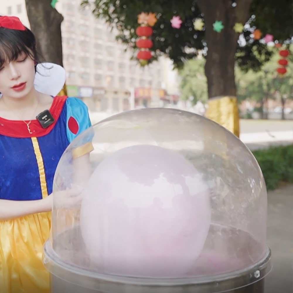Cotton candy machine with cart-4