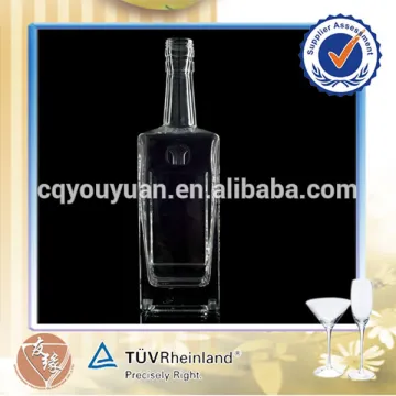 Custom Fancy Rum Glass Bottle Elegant 5CL Rum Glass Bottle
