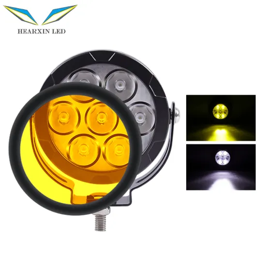 Hearxin 70W LED Motorbike Headlights and Fog Lamp Accessories for 4x4 Offroad Trucks and Cars