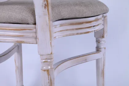 Stackable Luxury New Design Wooden Wedding Home French Louis Chair