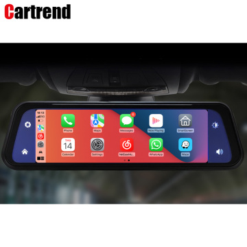 Wireless Android Auto Box with DVR Monitor for Vehicle CarPlay Display and Navigation