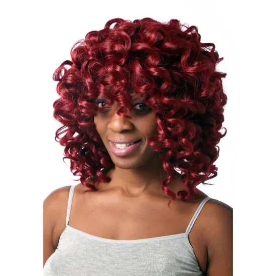 Aishili synthetic wigs hair African black women's short loose wave Afro small curly wig for Afro black women