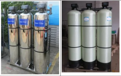 Well water purification filters