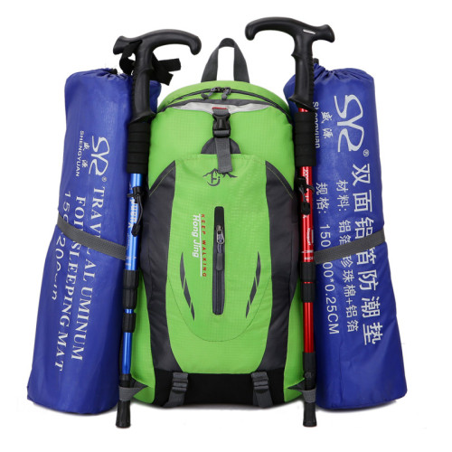 बैकपैक पर्वतारोहण बैग डबल कंधे बैग आउटिंग