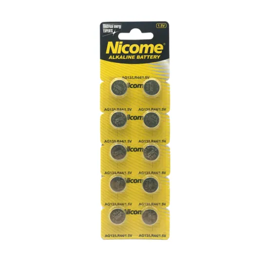 AG13 LR44 1.5V Alkaline Button Cell Battery - Factory Price for Medical Devices
