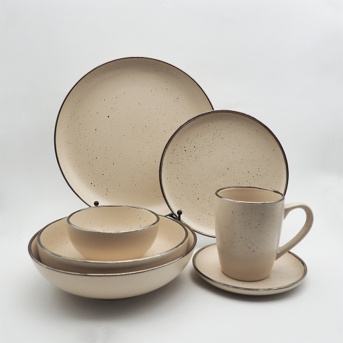 Nordic Ceramic Tares Set Keramic Salat Bowl