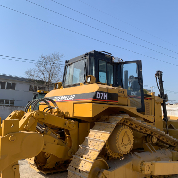 EPA and CE Certified 90% New Japanese CAT D7H 29.7 Tons Used Bulldozer for Soil Pushing
